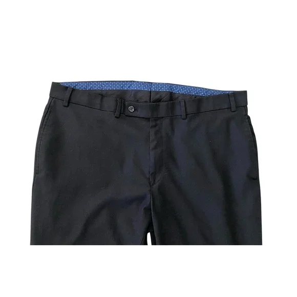 Lauren Ralph Lauren Mens Black Dress Pants Size 38 x 30 Straight Leg - Career - Picture 2 of 5